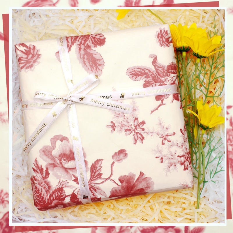 Benvo 20 Sheets Floral Print Tissue Paper 20 inch x 29 inch Decoupage Paper Decorative Tissue Gift Wrapping for DIY Art Craft Spring Wedding Birthday Baby Shower(Style C) - Image 5
